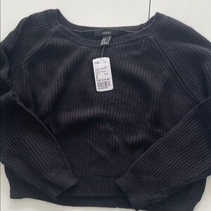 Forever 21 Classic Black Crew Neck Sweater